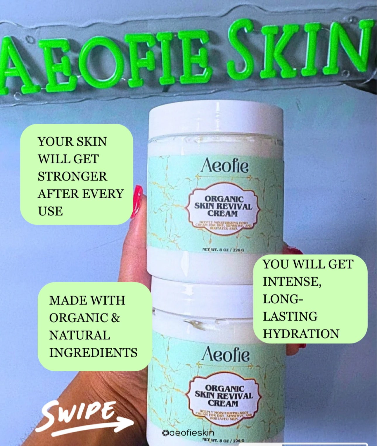 Skin Revival Body Cream Organic & Natural