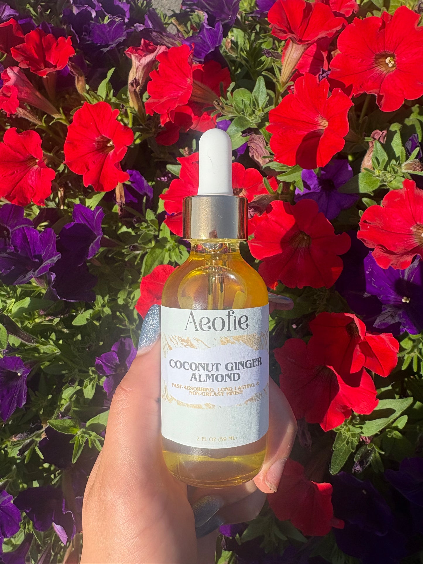 Organic Coconut Ginger Almond Body Oil | Hydrating & Fast Absorption