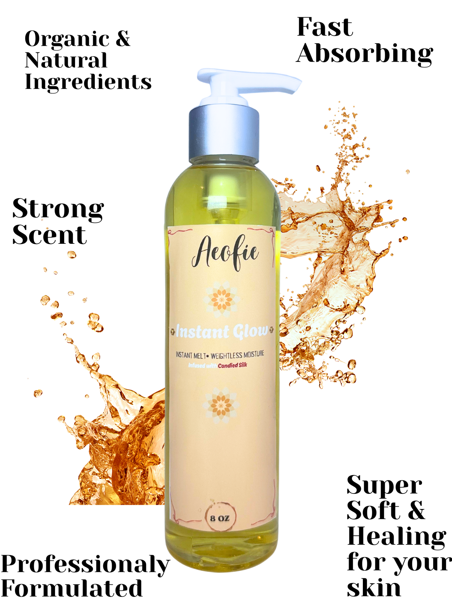 Body Oil Professionally Formulated Lightweight Formula Absorbs Instantly Scent is Strong Made with All Organic & Natural Ingredients