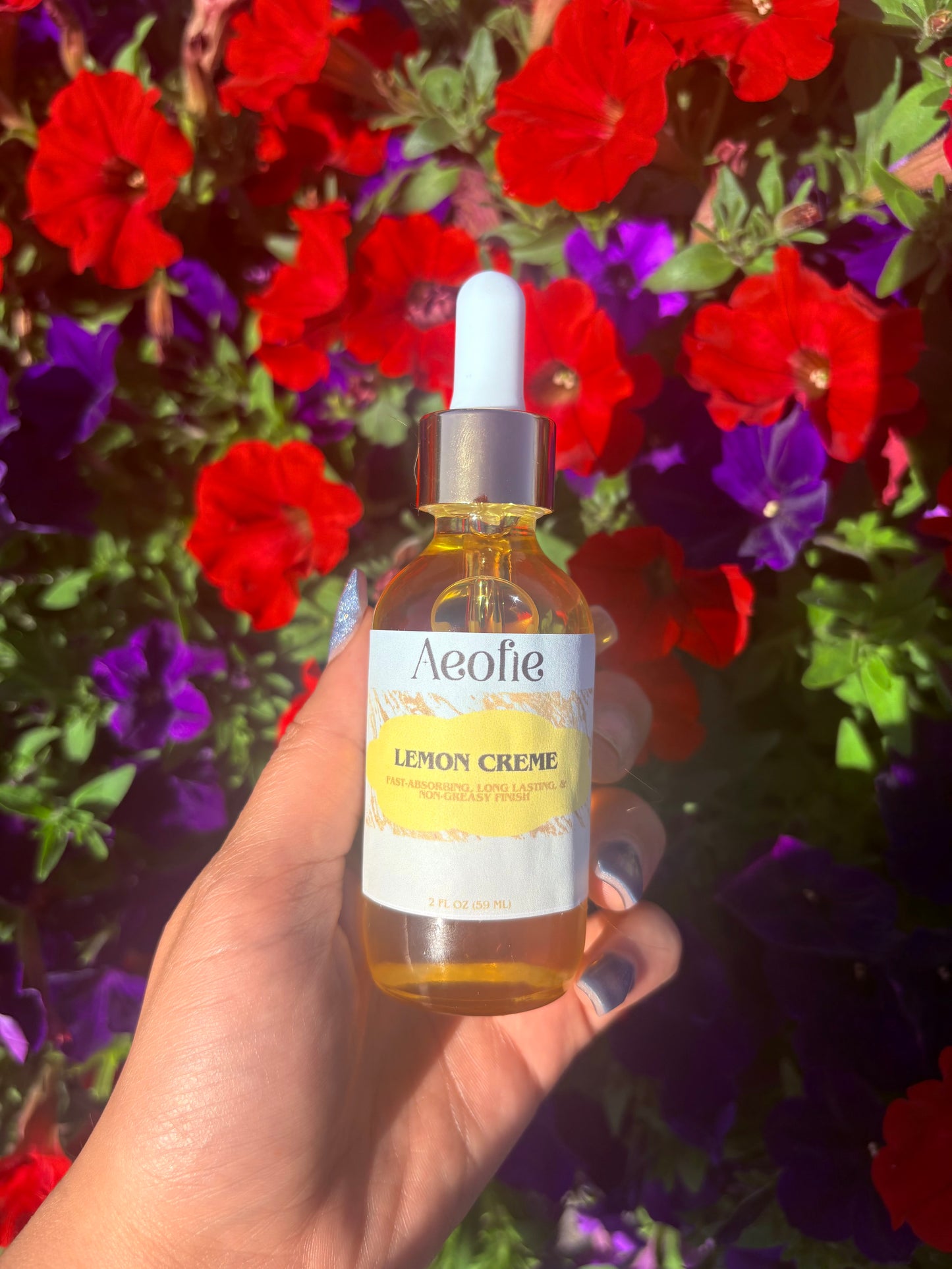 Organic Lemon Crème Body Oil | Hydration & Fast Absorption