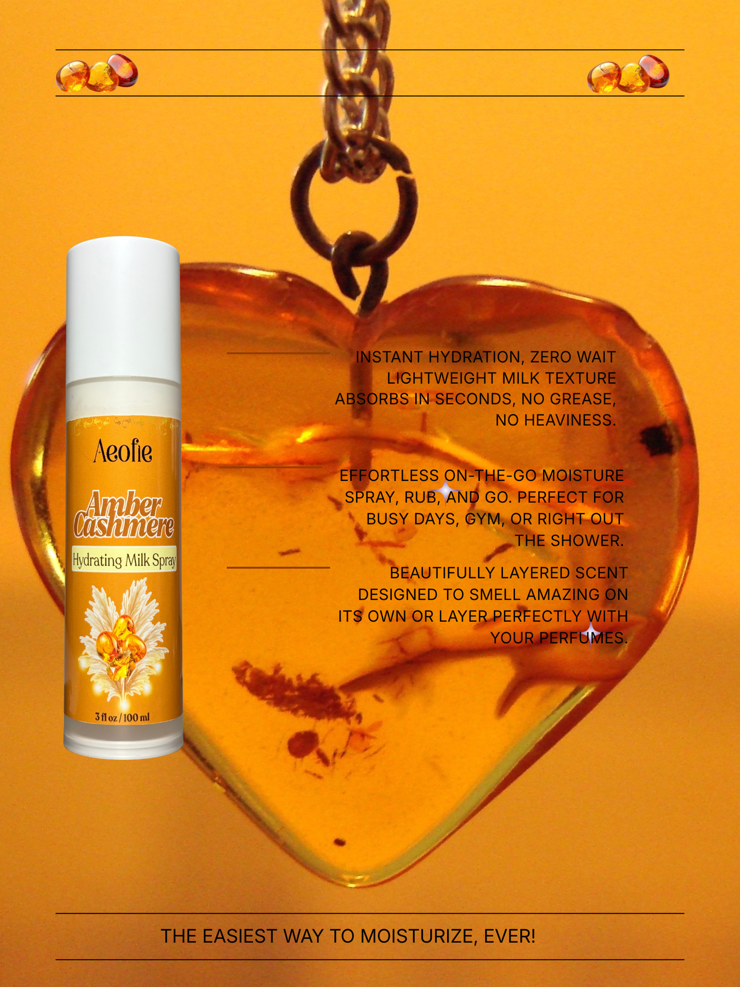 Amber Cashmere Milk Spray Lotion