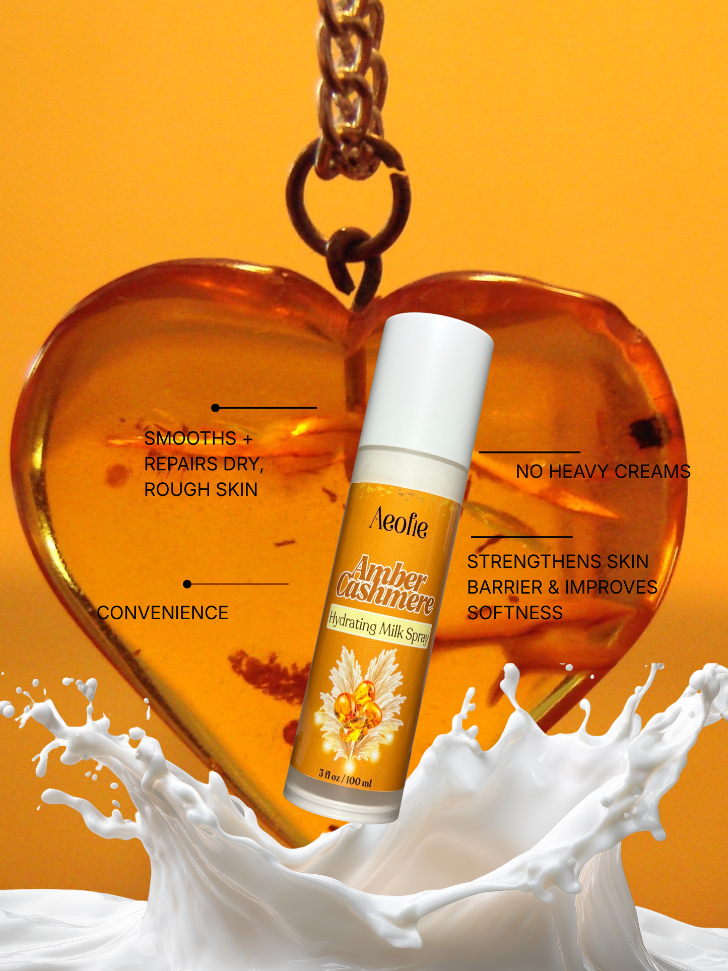 Amber Cashmere Milk Spray Lotion