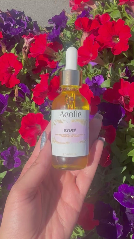 Organic Rosè Body Oil | Deep Hydration & Fast Absorption